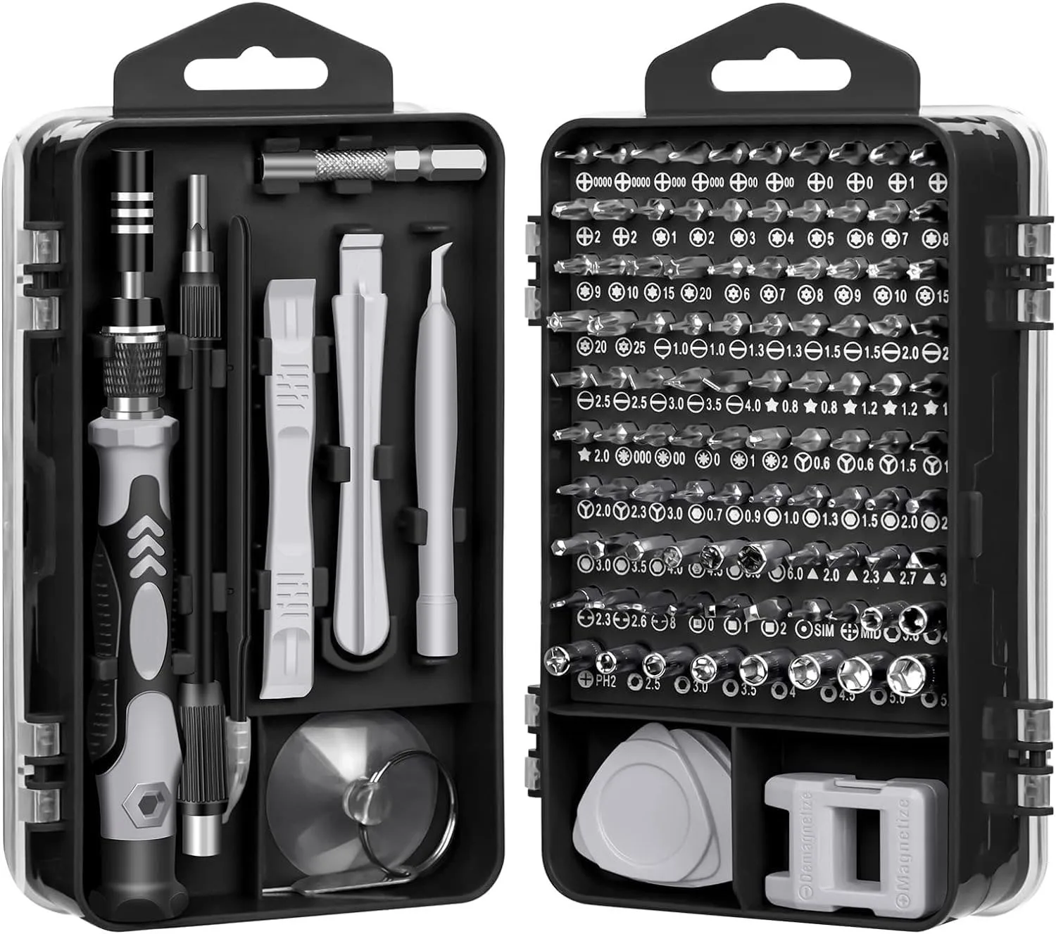 Electronics Repair Game - ชุดไขควงความแม่นยำสูง 115 in 1 สำหรับซ่อมอุปกรณ์อิเล็กทรอนิกส์ พร้อมดอกสว่านแม่เหล็กขนาดเล็ก