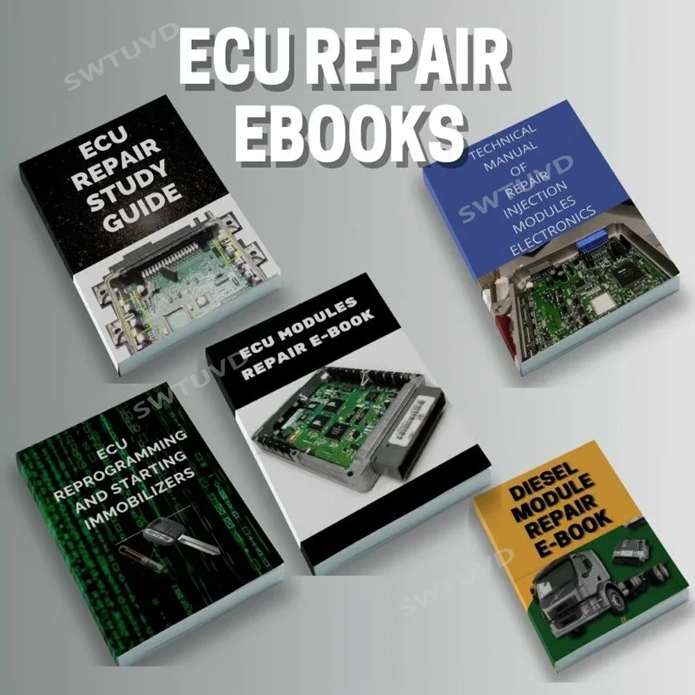 Electronics Repair Guide - 5ชิ้นคู่มือซ่อม ECU ซ่อมโมดูลหัวฉีดในโรงงานดีเซลอิเล็กทรอนิกส์ศึกษาเครื่องมือวินิจฉัยรถบรรทุกรถยนต์