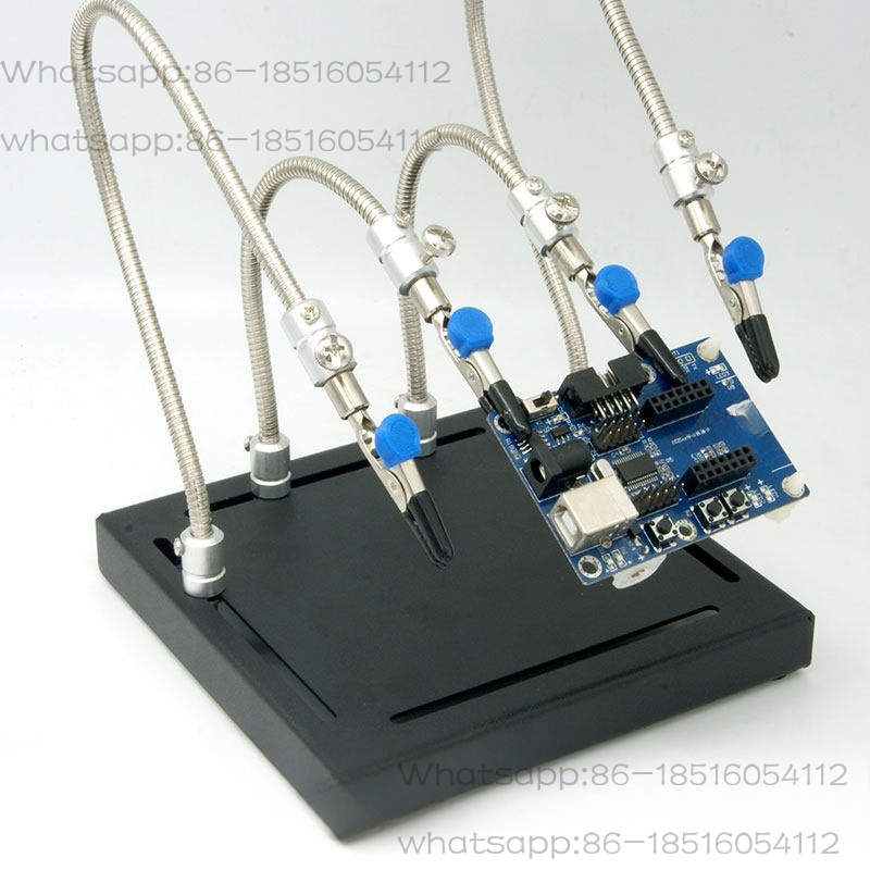 Electronics Repair Video Game - คลิปหนีบสายไฟแบบจระเข้ ท่อสายไฟแบบโค้งงอ อุปกรณ์ผลิตอิเล็กทรอนิกส์ อุปกรณ์ซ่อมแผงวงจร คลิปหนีบ PCB