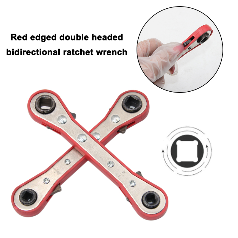 Pentalobe Screwdriver Set - ประแจวงล้อสองหัวแบบ Red Edge สำหรับงานซ่อมบำรุงเครื่องปรับอากาศ วาล์วทำความเย็น ไขควง