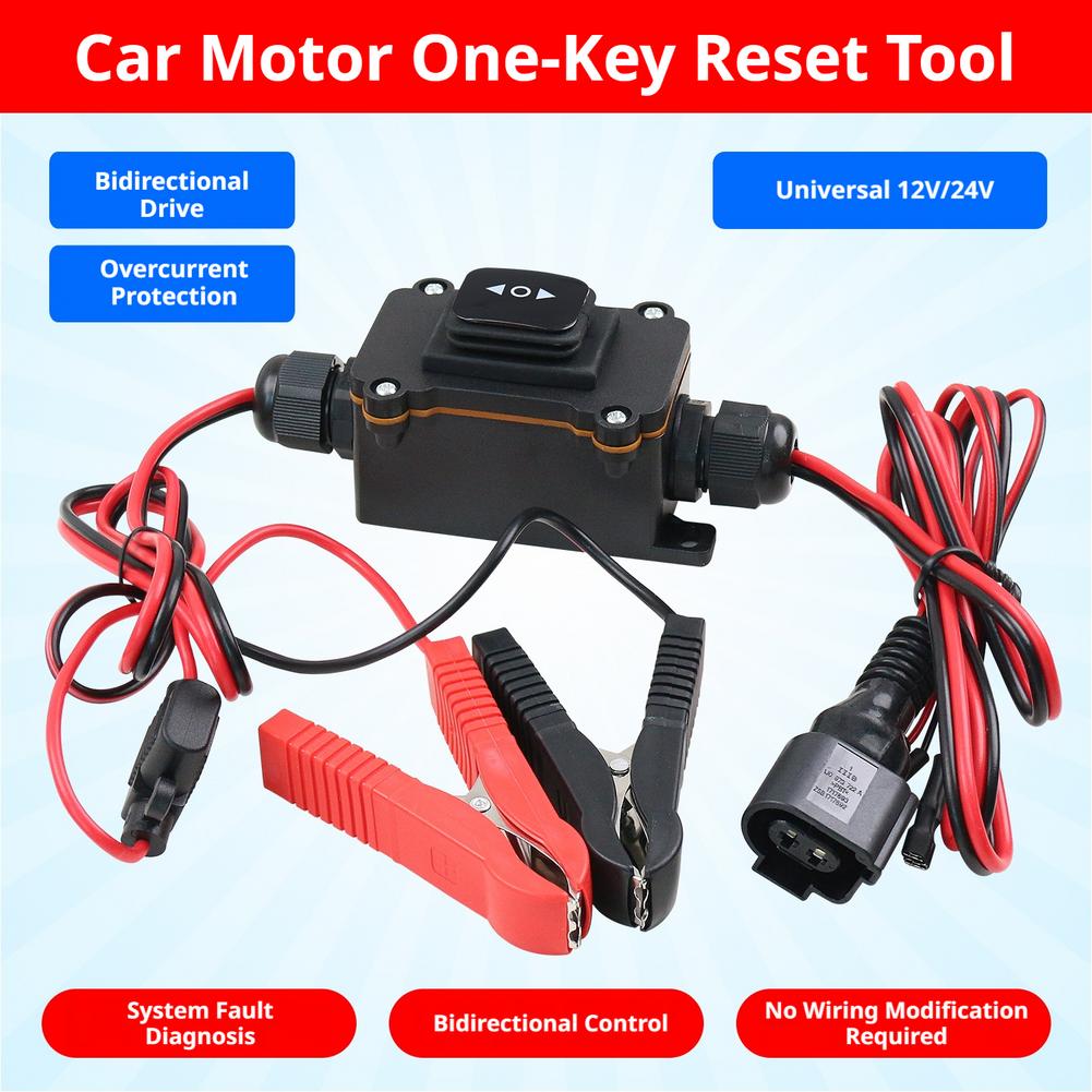 Elektronik Repair - เครื่องมือรีเซ็ตและปลดล็อกมอเตอร์คาลิปเปอร์ EPB แบบสากล 12V, อุปกรณ์ทดสอบและซ่อมเบรกจอดรถอิเล็กทรอนิกส์สำหรับบริการยานยนต์