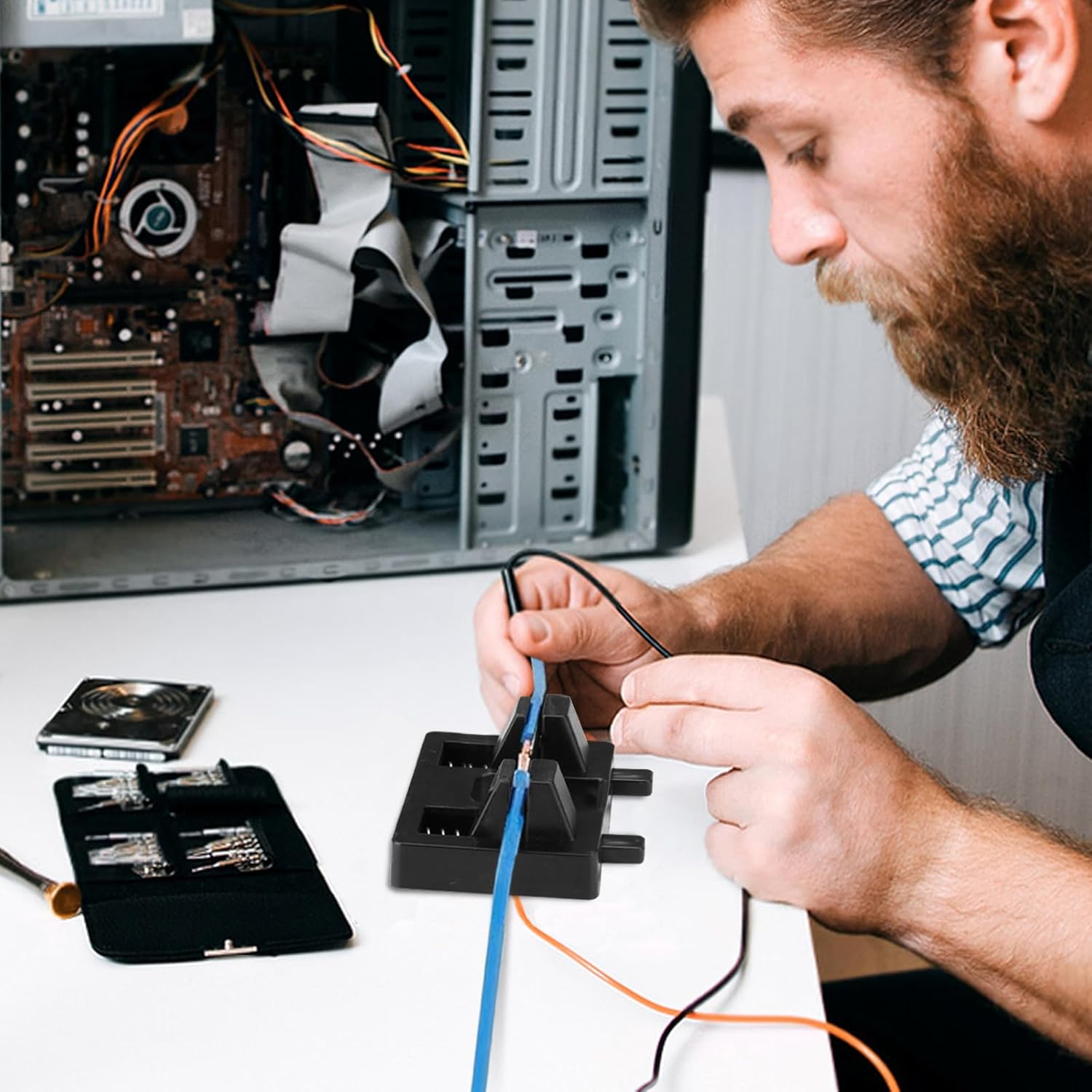อุปกรณ์ยึดจับสายไฟฟ้าสำหรับงาน - Elektronik Repair บทวิจารณ์และราคา