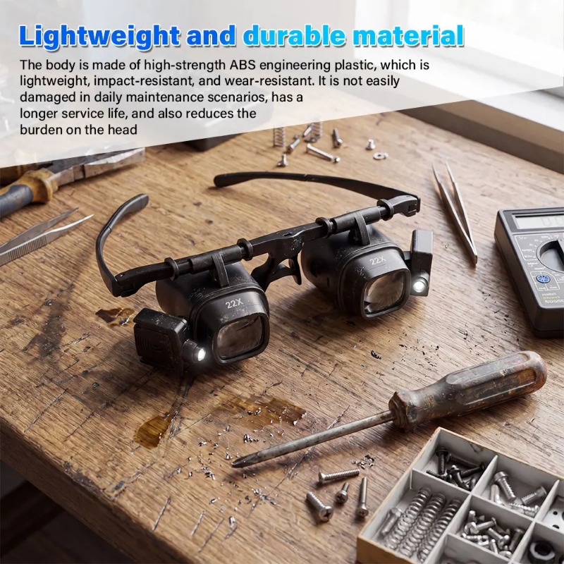 แว่นขยายแบบสวมศีรษะรุ่นใหม่พร้ - Electronics Repair Glasses บทวิจารณ์และราคา