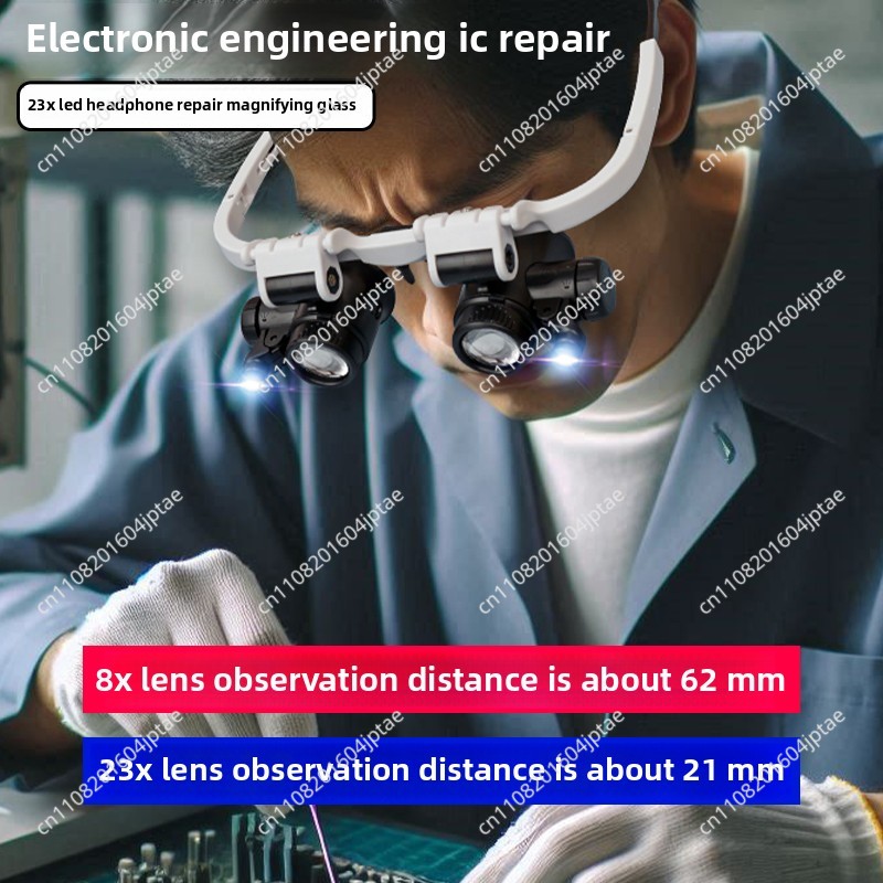 แว่นขยายแบบสวมศีรษะ 23 เท่า พร - Electronics Repair Glasses บทวิจารณ์และราคา