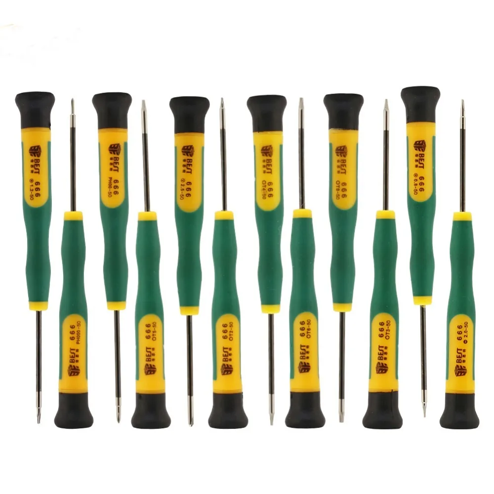 12ชิ้น/เซ็ตไขควงP2 P5 0.8 1.2  - Pentalobe Screwdriver Set บทวิจารณ์และราคา