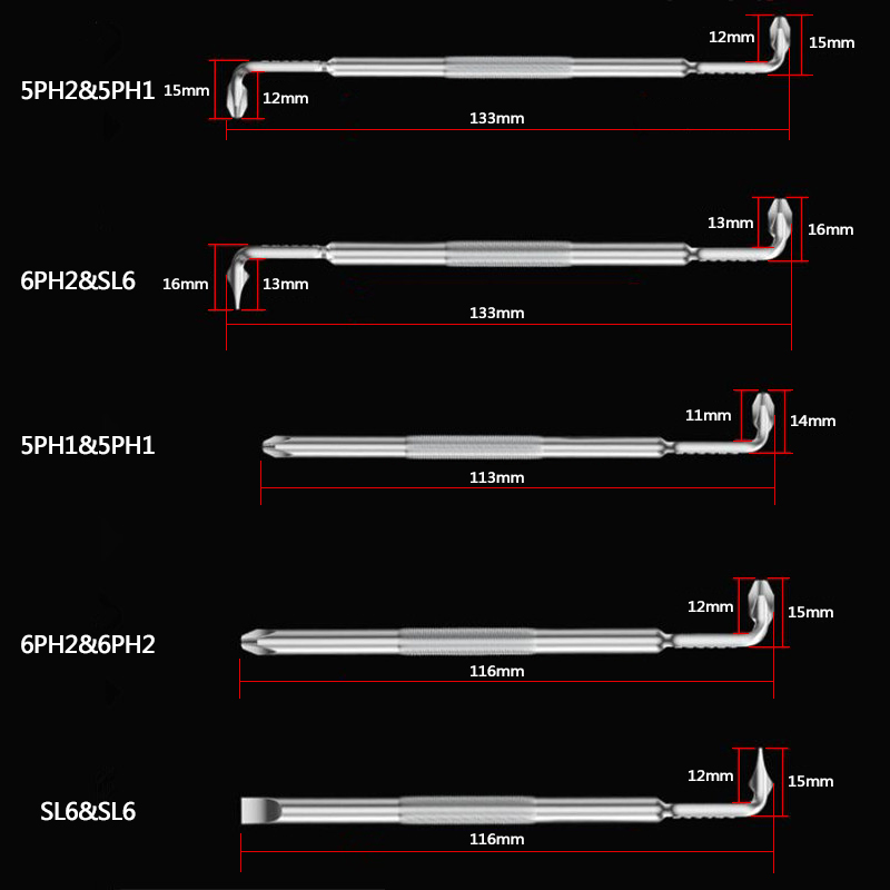 BROPPE Z-Type ไขควงรูปตัว L 90 - Pentalobe Screwdriver Set บทวิจารณ์และราคา