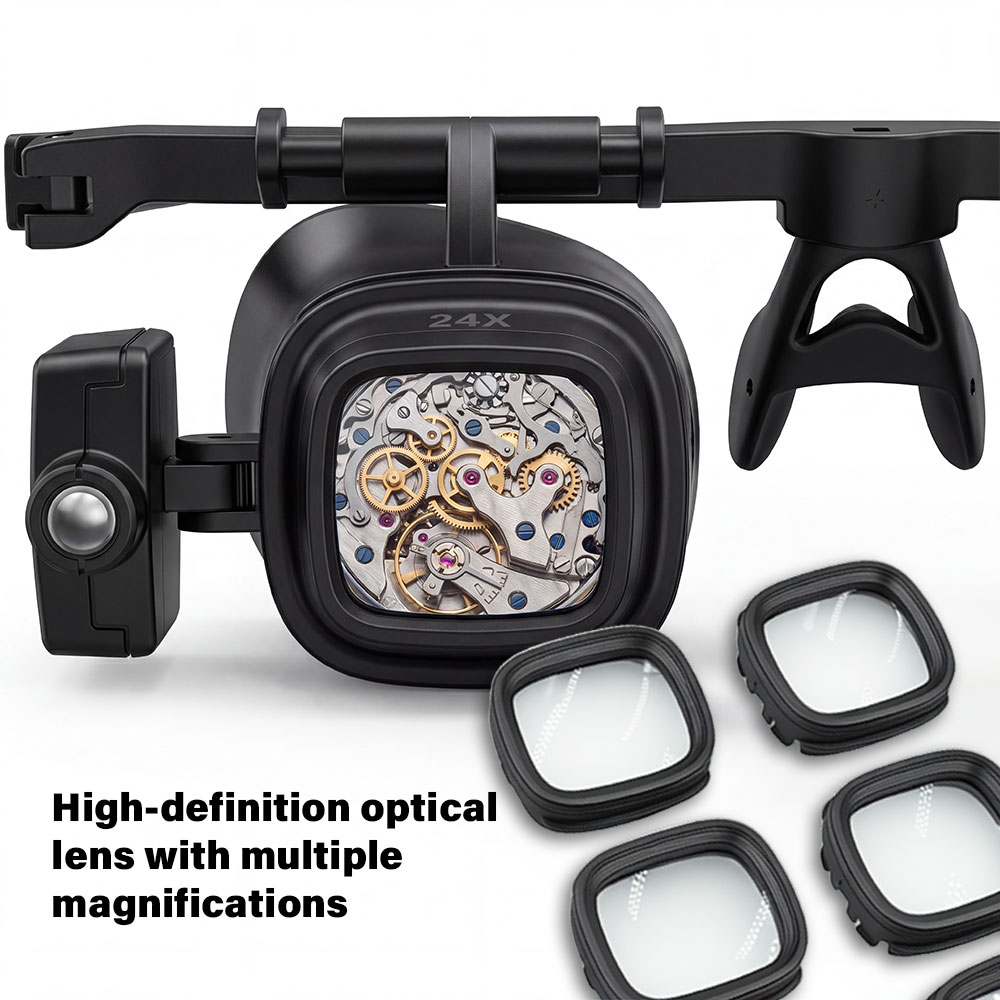 แว่นขยายแบบคาดศีรษะพกพา ขยายได - Electronics Repair Glasses บทวิจารณ์และราคา